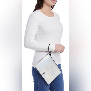 THACKER Gable Travel Pouch in Opal Shiny Gunmetal